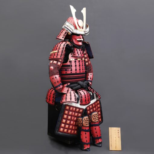 traditional japanese armor handmade red arima clan japanese samurai armor 7