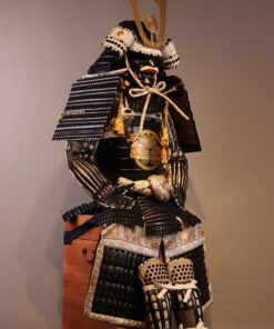 traditional japanese armor handmade tokugawa clan black and white japanese 3