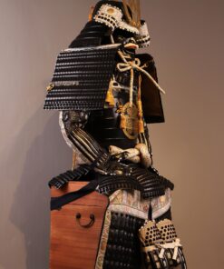 traditional japanese armor handmade tokugawa clan black and white japanese 4