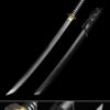 two handed katana handmade japanese naginata samurai sword damascus steel