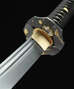 two handed katana handmade japanese naginata samurai sword damascus steel 1 1