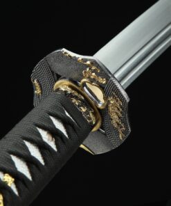 two handed katana handmade japanese naginata samurai sword damascus steel 1 2