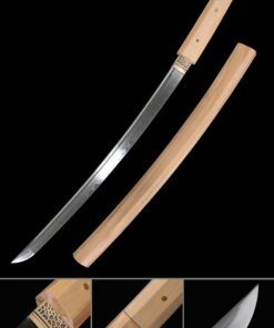 wakizashi handmade sasuke style shirasaya wakizashi sword t10 carbon steel