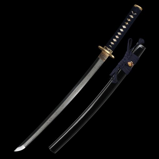 wakizashi sword handcrafted full tang wakizashi sword t10 carbon steel with 7