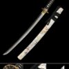 wakizashi sword handmade full tang wakizashi sword t10 carbon steel with