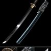 wakizashi sword handmade wakizashi sword t10 folded clay tempered steel 1