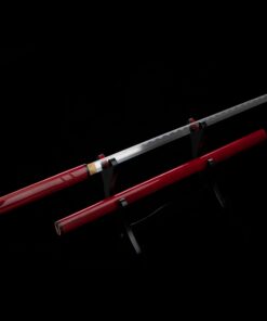 zatoichi sword blind fury zatoichi stick cane sword with red scabbard 1 8