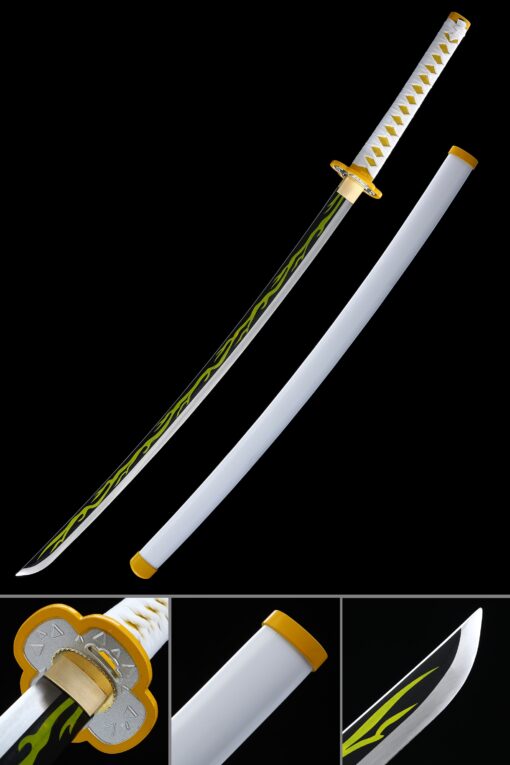 zenitsu sword zenitsu agatsumas sword demon slayer sword kimetsu no scaled