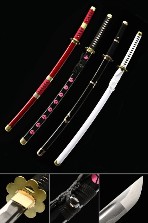 zoro swords roronoa zoro katana sword four set replica shusui wado scaled